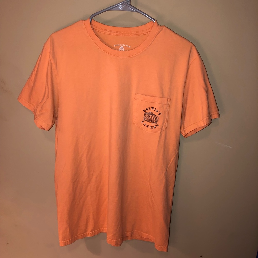 Orange Brewer’s Lantern frocket T-shirt